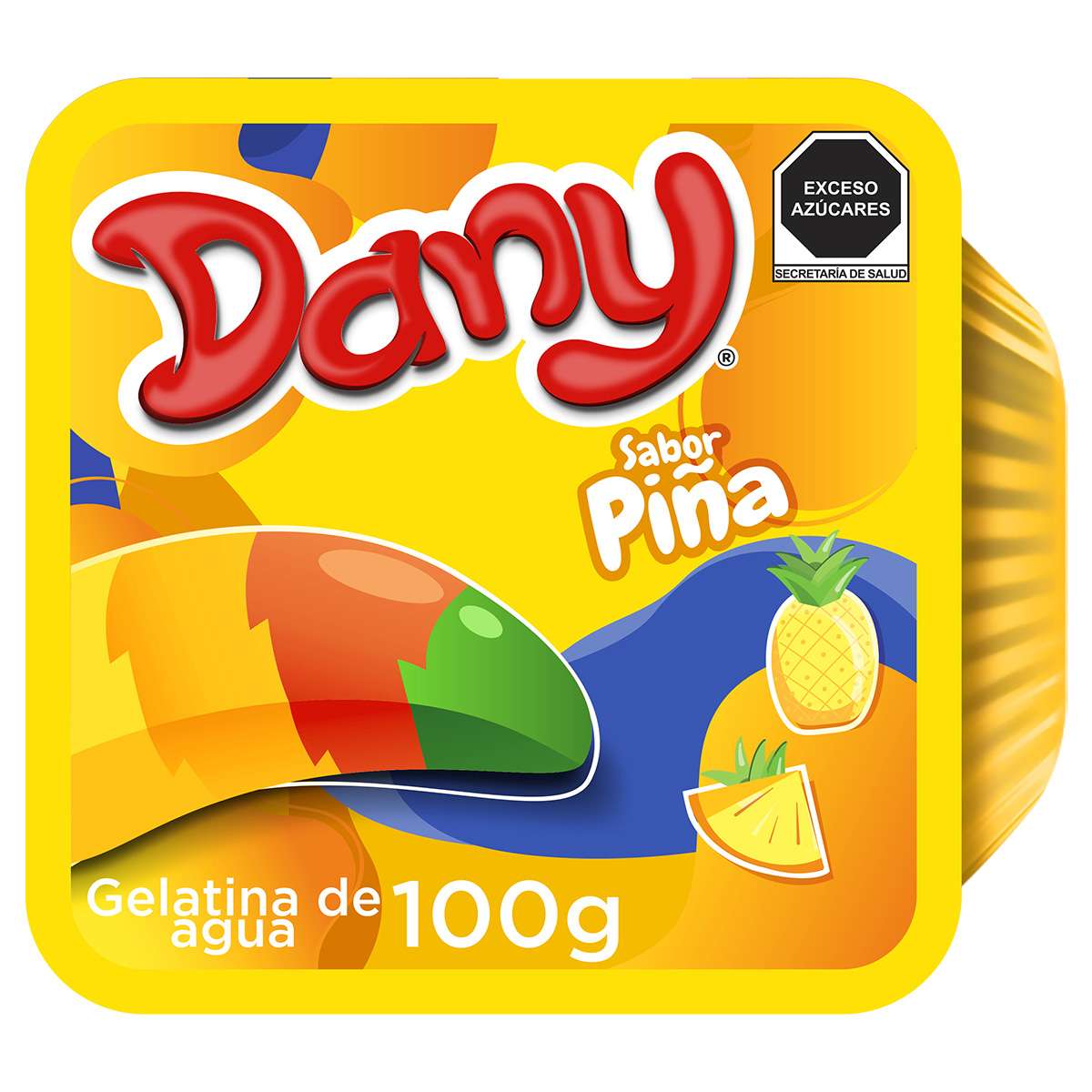 Gelatina Dany sabor Piña 100g