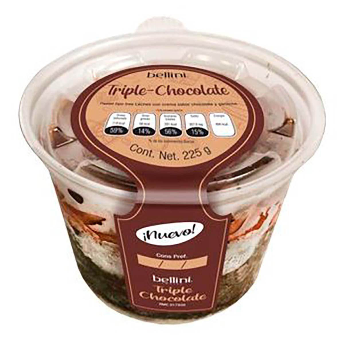 Pastel Triple Chocolate Glass Cake