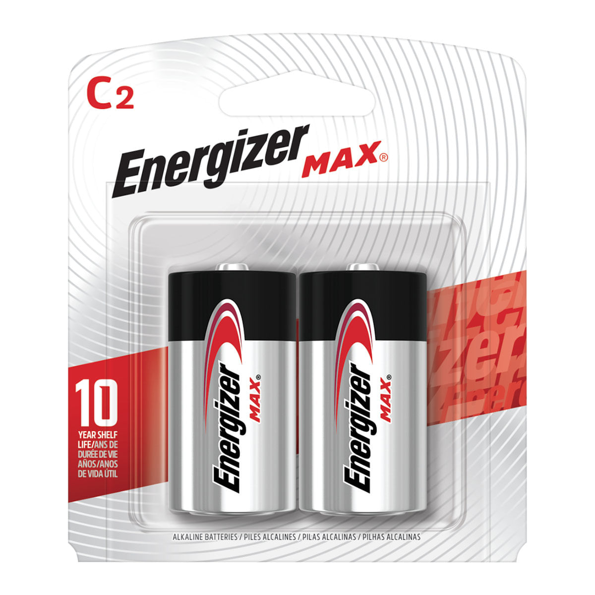 Pilas Alcalinas Energizer Max C 2 Pack