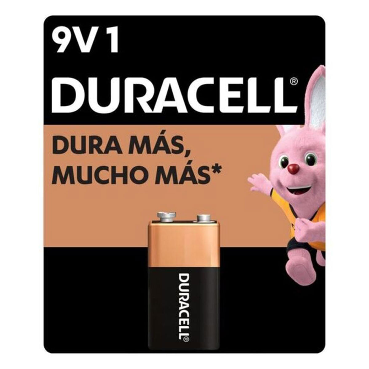 Duracell Pila Alcalina 9V con 1 Pieza