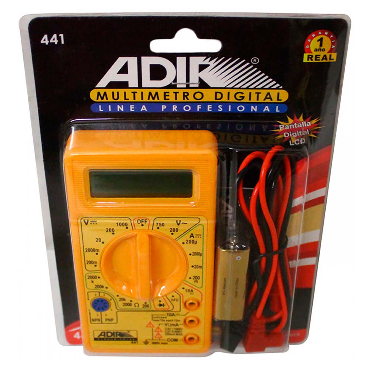 Multímetro Adir Digital