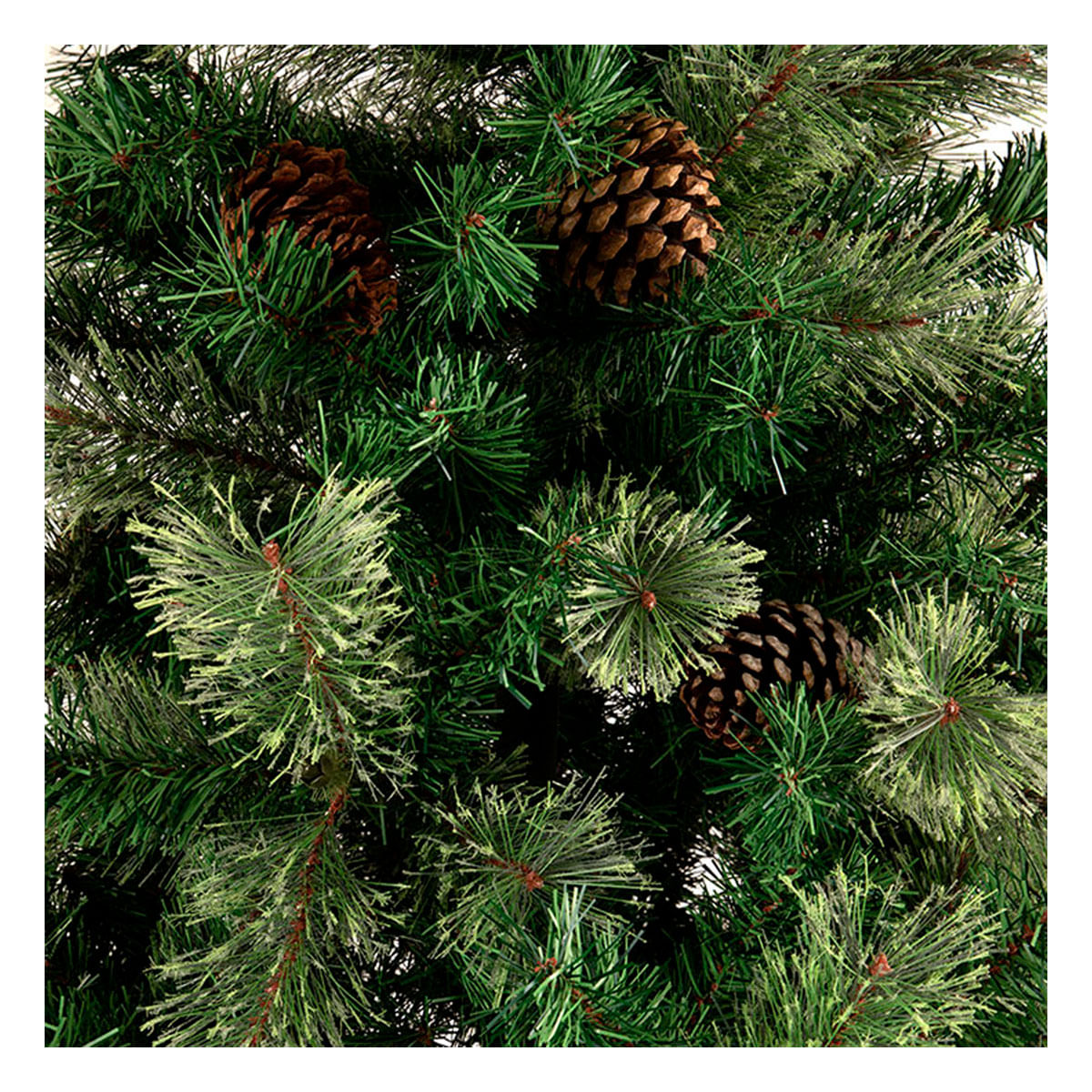 Árbol Navideño Janel Cashmere con Piñas 1.9m