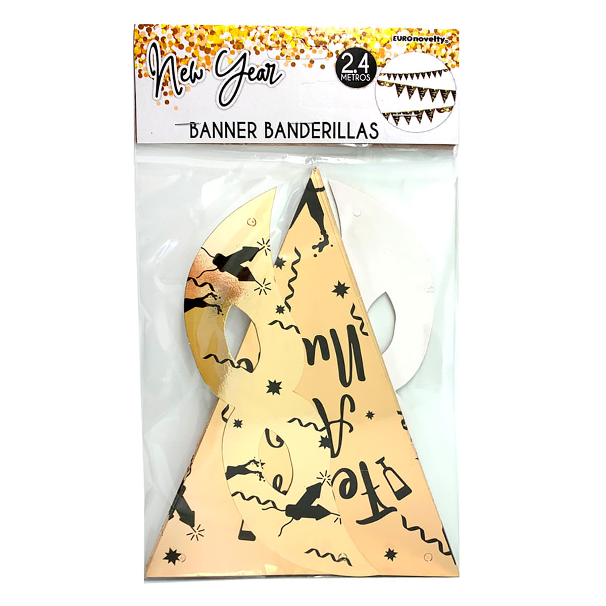 Banderillas Euro Metalico AñoNuevo