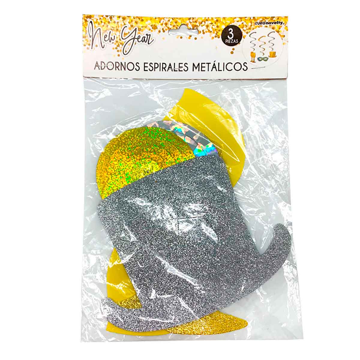 Decoración Euro Espirales AñoNuevo