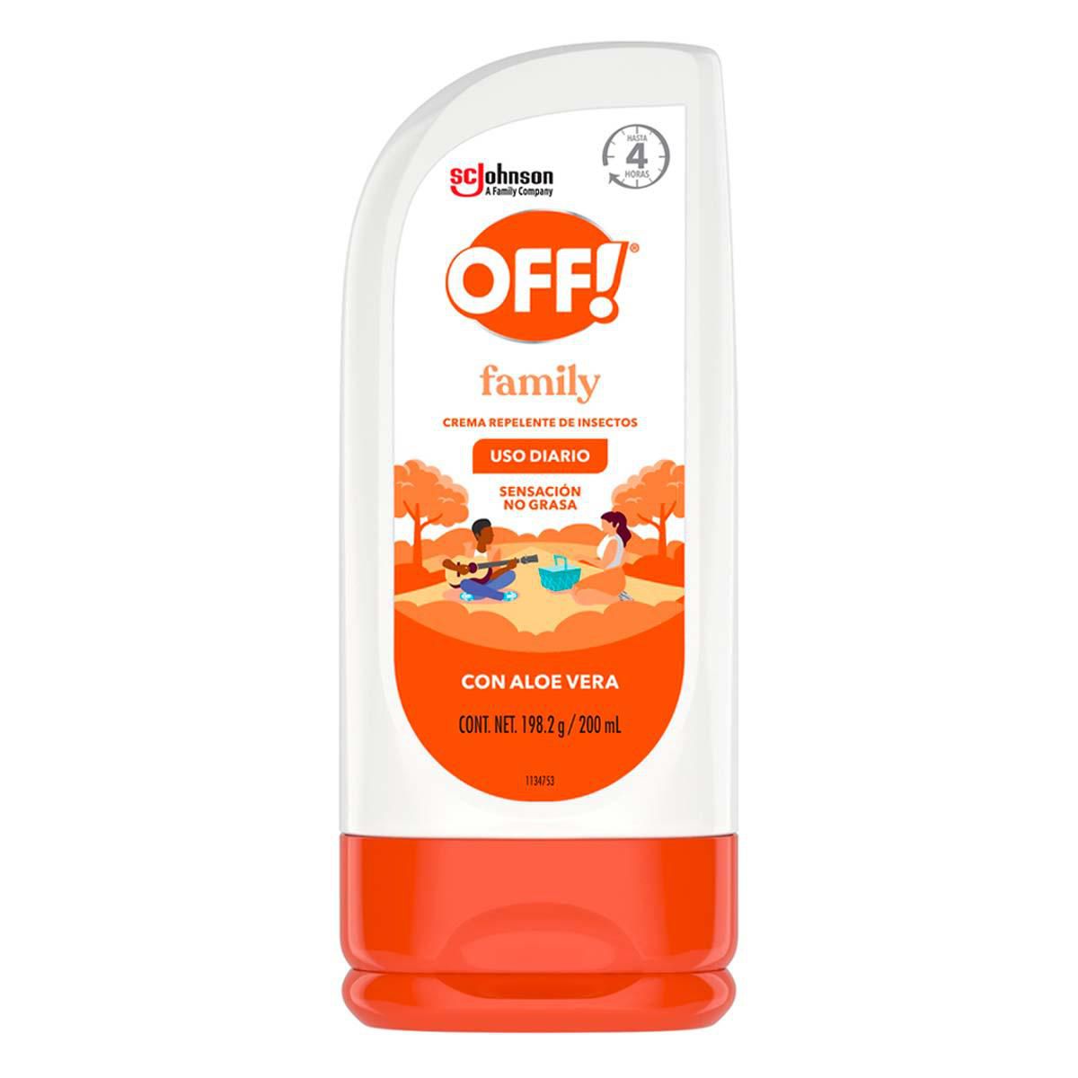 Repelente de Insectos en Crema OFF! Family 200ml