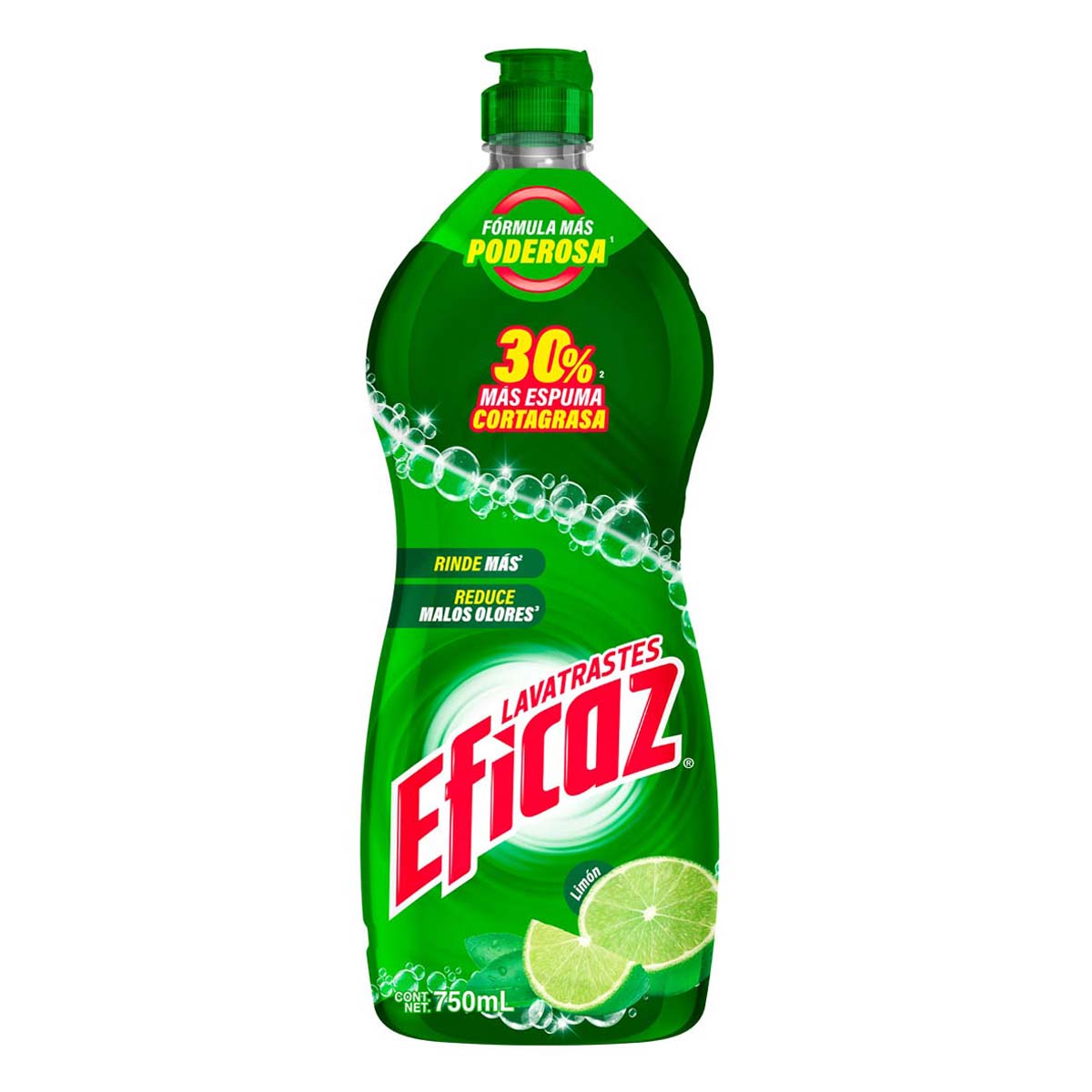 Lavatrastes Líquido Eficaz Limón Corta Grasa 750ml