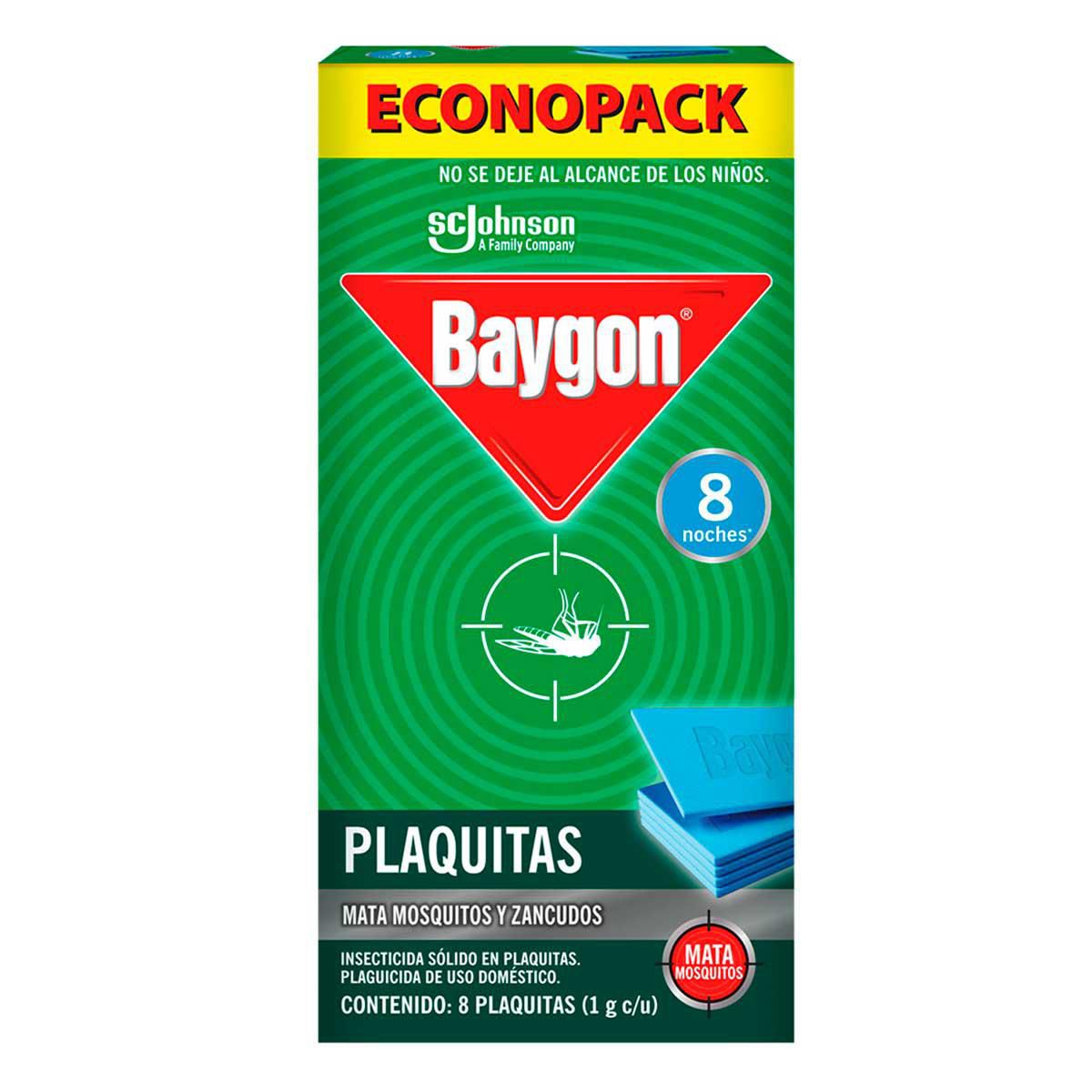 Plaquitas mata mosquitos Baygon 10 piezas Econopack