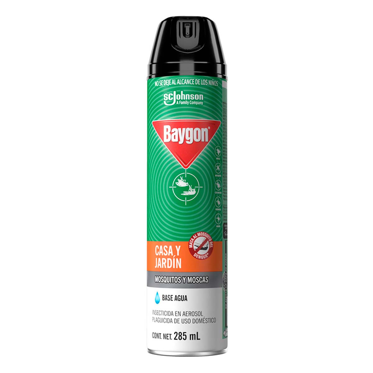 Insecticida en Aerosol Baygon Casa y Jardín 285ml