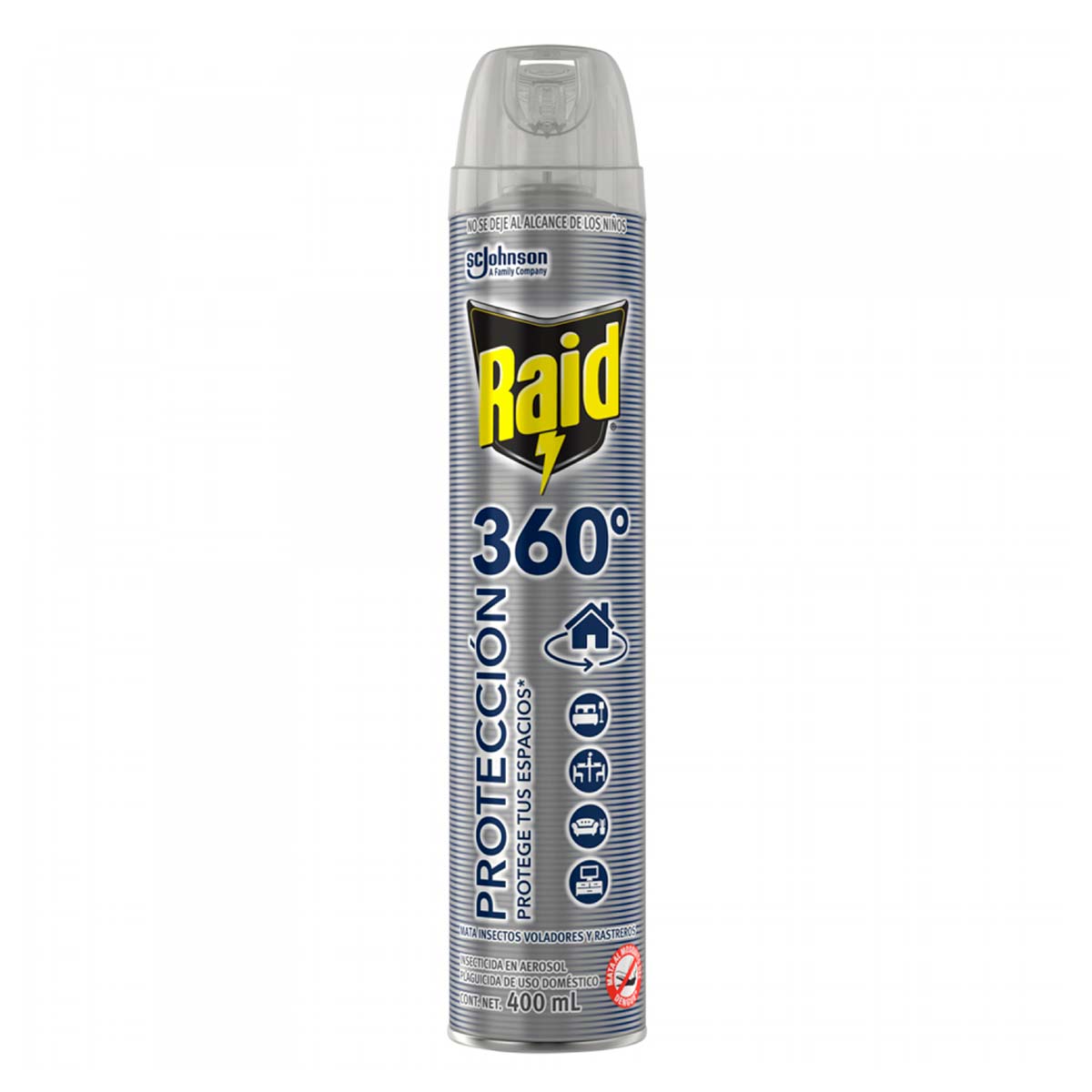 Insecticida Aerosol Raid Voladores 360 400ml