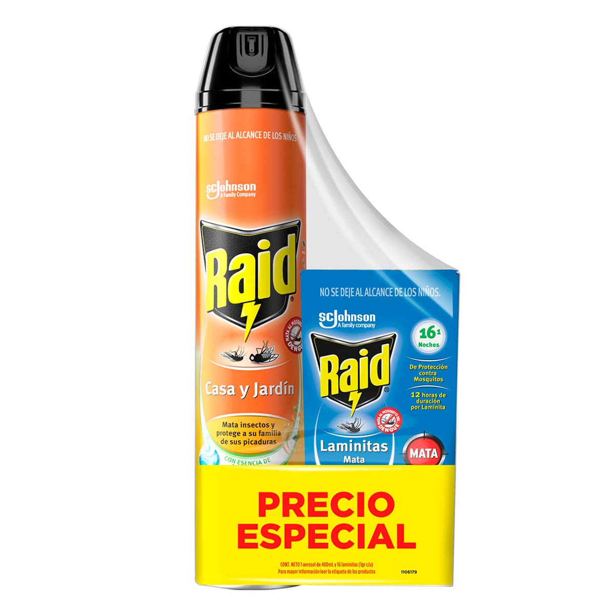 Insecticida Raid Aerosol 400 ML