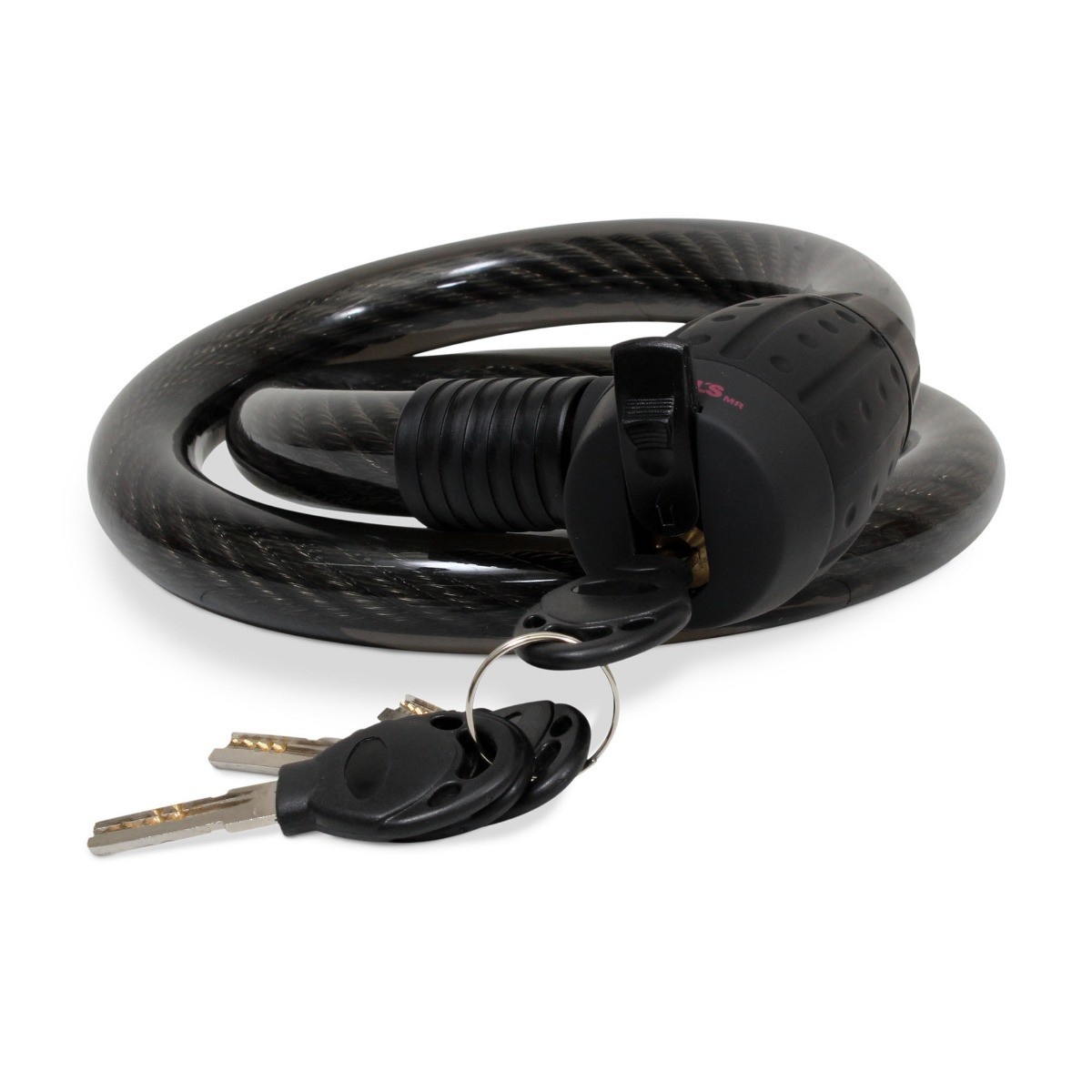 Cable candado flexible HD 2 llaves de seguridad (1.5 mts)