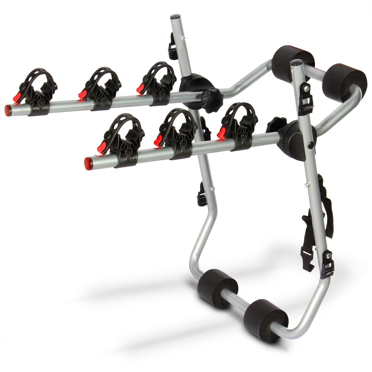 Rack para 3 Bicicletas Montaje en Cajuela 45Kg