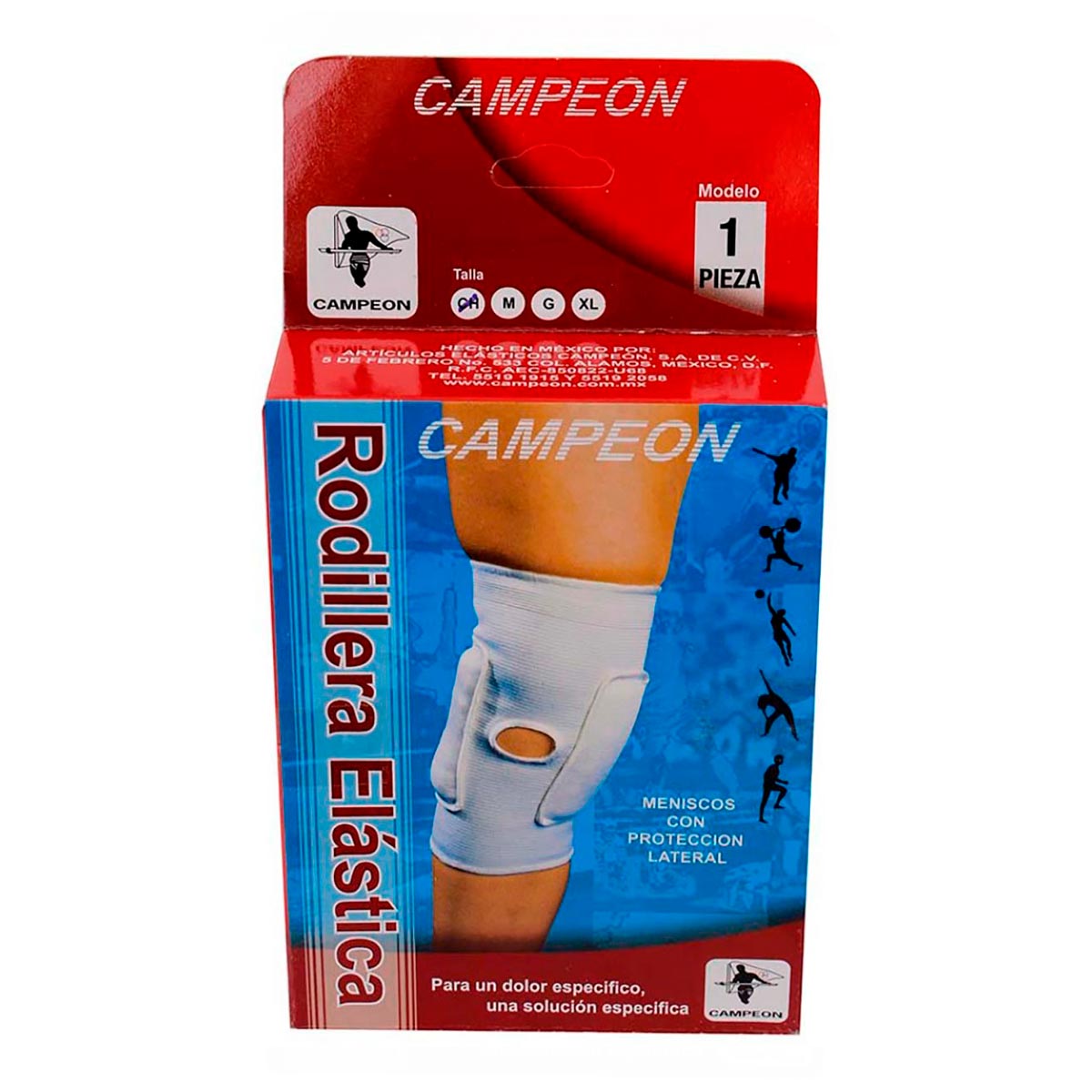 Rodillera Elast Campeon P/Menisc Prot Ch