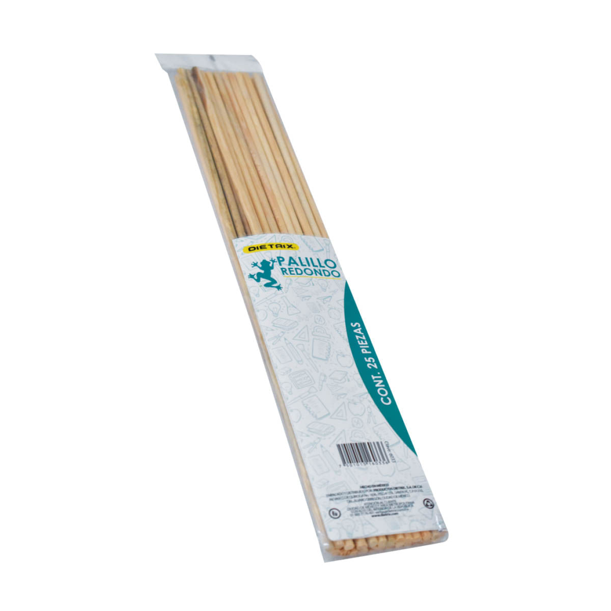 Palillo Dietrix Redondo Bolsa 25 Pieza