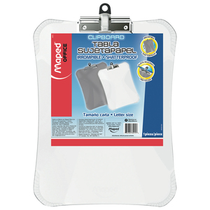 Tabla Maped Sujeta Papel Acrilico Transparete T/Carta Pz