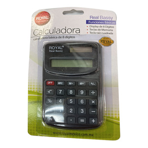 Calculadora Basica Royal C00222 Pock 8 Digitos Pz