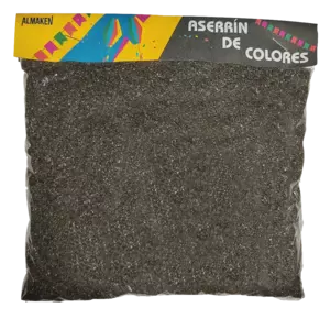 Aserrín Almaken Color Negro 100gr BL