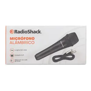 Microfono Radioshack Alambrico C/Cable FM-189 CJ