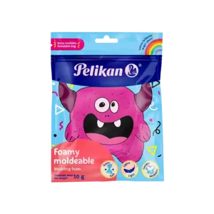 Foamy Moldeable Pelikan Magenta Bolsa con 50 gr Pz