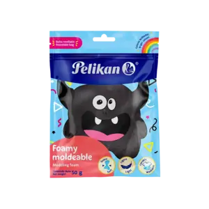 Foamy Moldeable Pelikan Negro Bolsa con 50 gr Pz