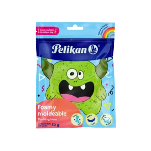 Foamy Moldeable Pelikan Verde Claro Bolsa con 50 gr Pz