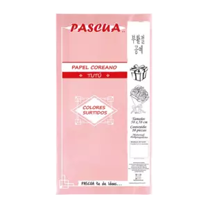 Papel Coreano Pascua Tutú Coloreses Surtidoss PQ10