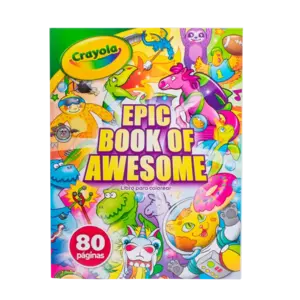 Libro Para Colorear Crayola Epic Book 80 Pág Pz