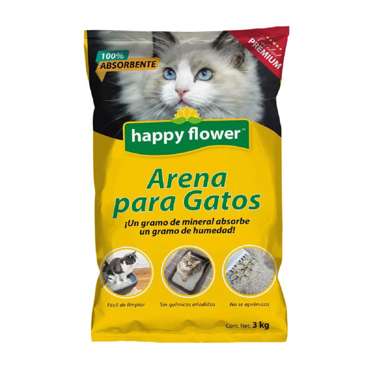 Arena Happy Flower Clásica 3Kg