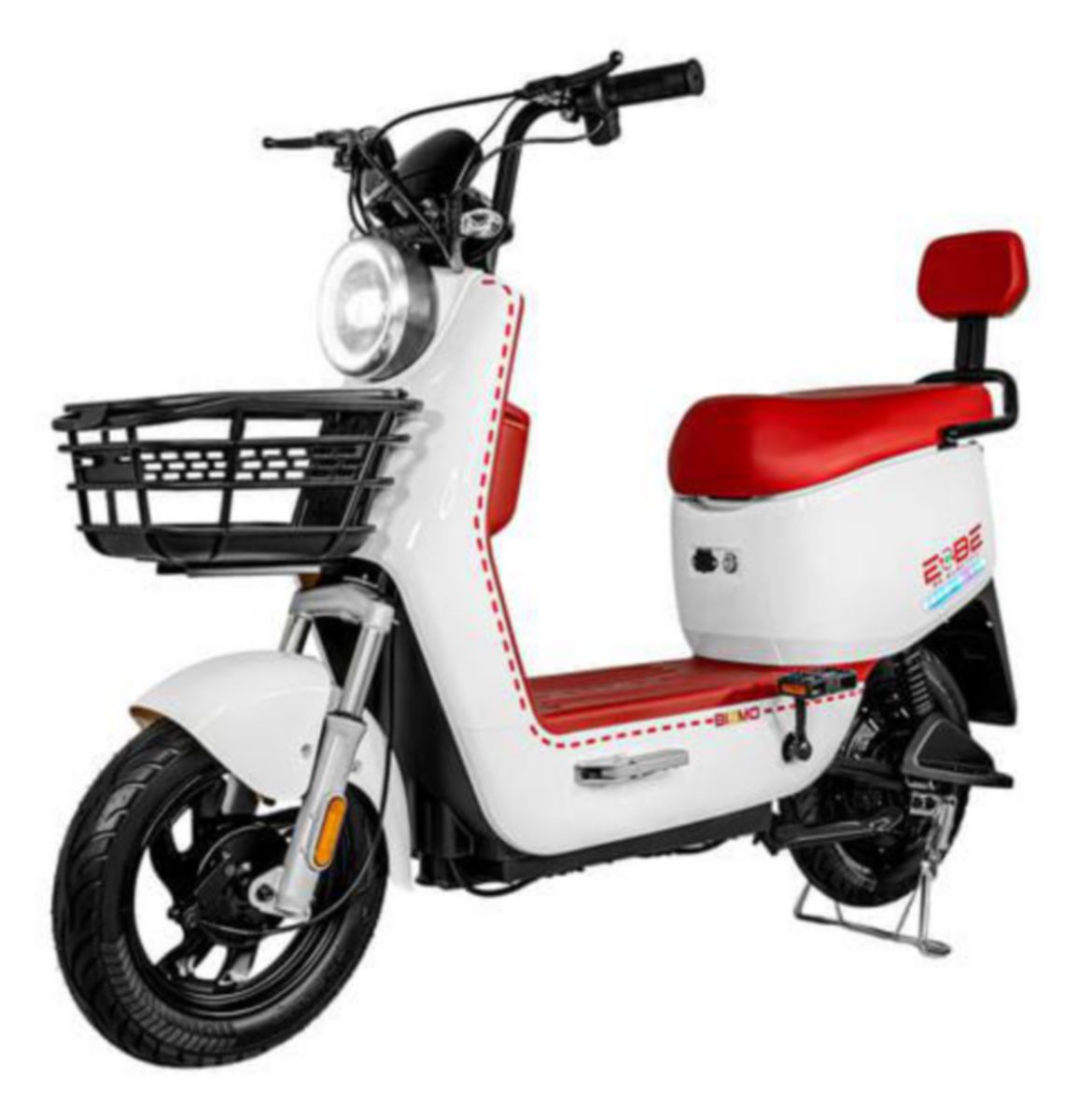 Bicicleta Electrica Luz Led Scooter 50 Km/h 3 Velocidades Rojo Bizmo